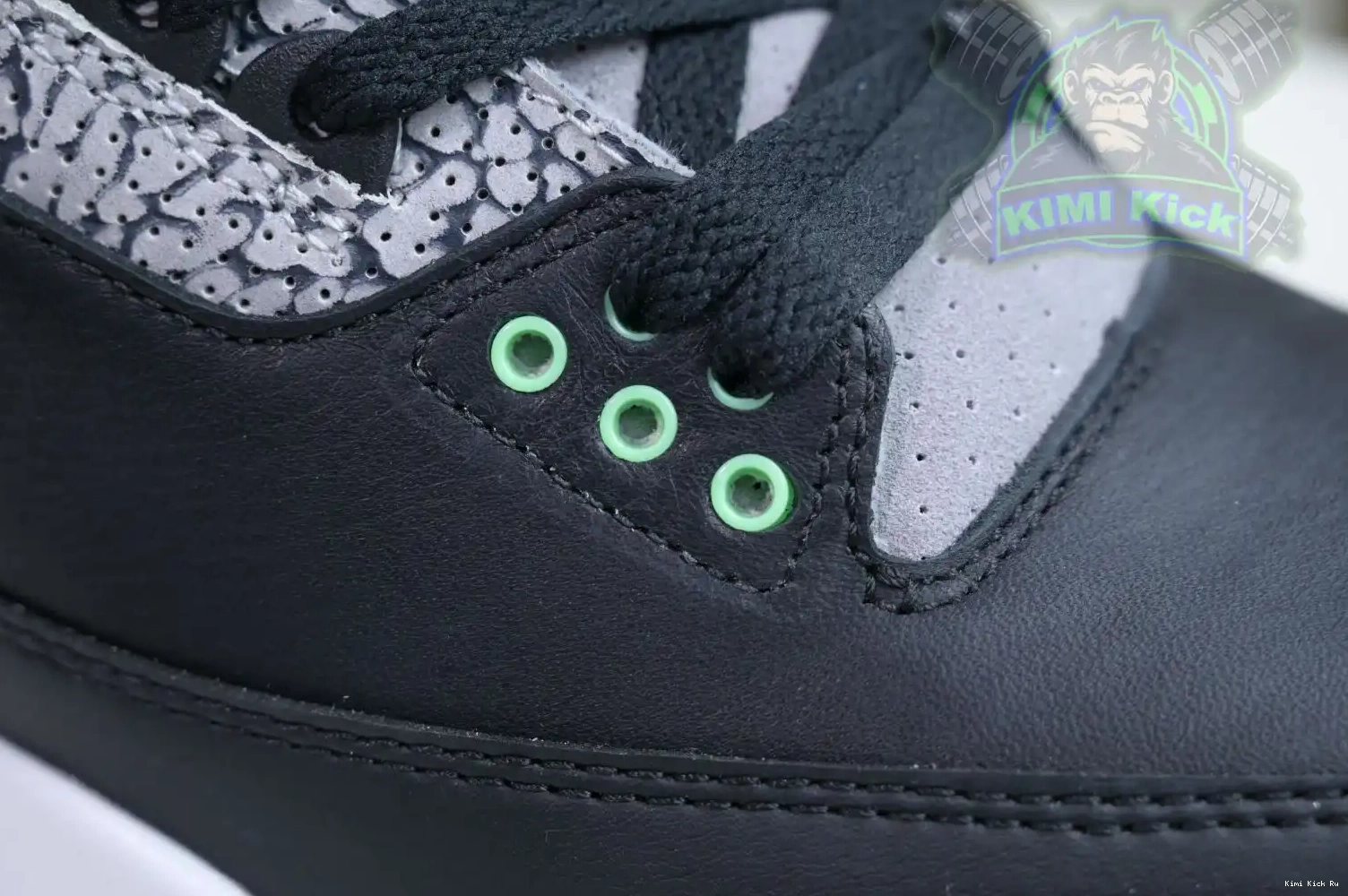 Air Jordan 3 Green Glow Kimikick 0405